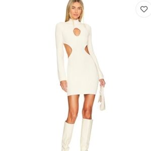 Camila Coelho Alora Keyhole Dress Sweater Dress Size XS